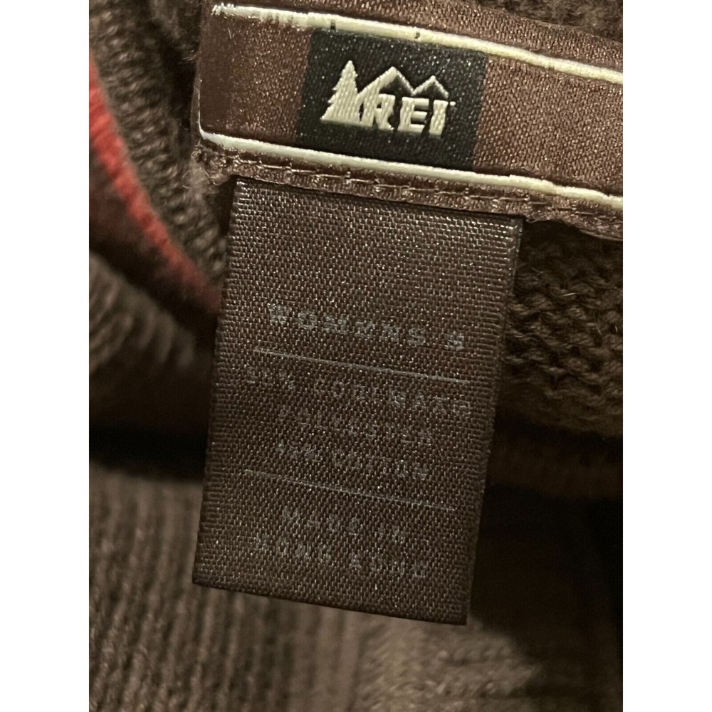 REI Sweater Women's Large Brown‎ Full Zip Knit Cardigan Long Sleeve Outdoors - Picture 5 of 5